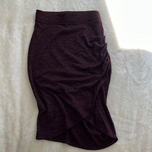 Aritzia Wilfred Free Maroon Skirt XXS